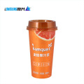 350 ml 12 oz de boisson froide imprimée jetable iml tasse en plastique transparent avec couvercle pour boisson